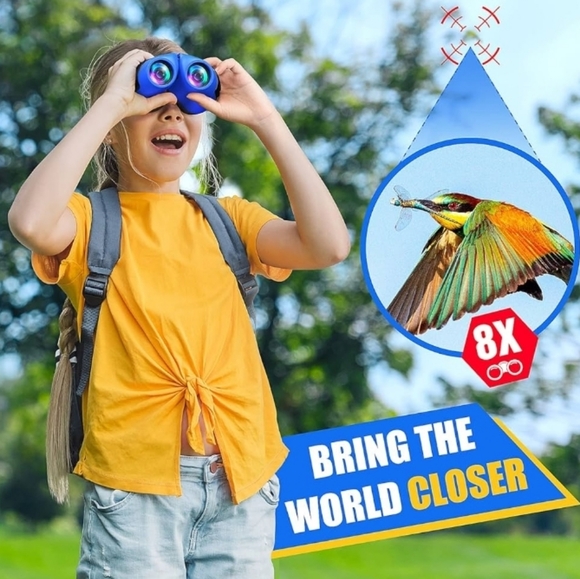 LET'S GO ! Binoculars For Kids, Compact High Resolution Shockproof - Picture 6 of 10